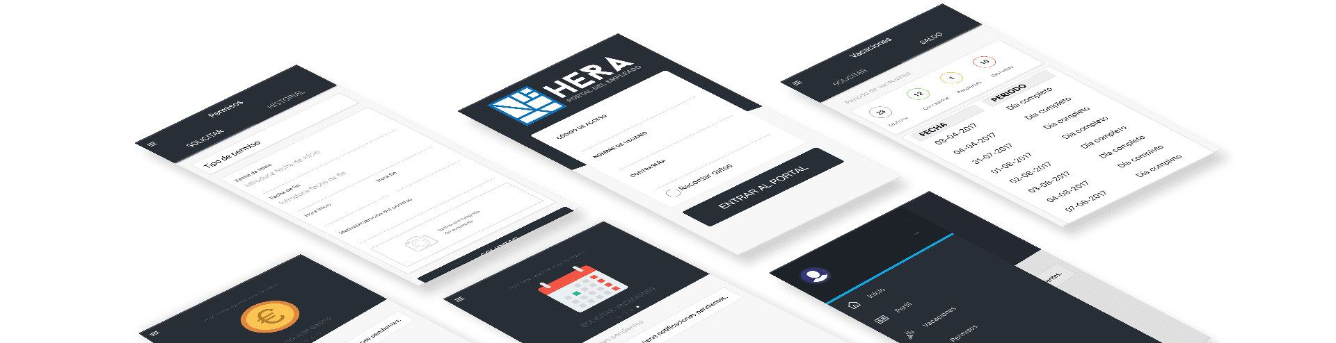 UI kit de la nueva app Hera